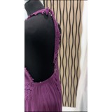 ROBE CHANA MAUVE GAZE DE COTON TU(36AU40)