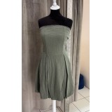 ROBE ARITA KAKI GAZE DE COTON TU