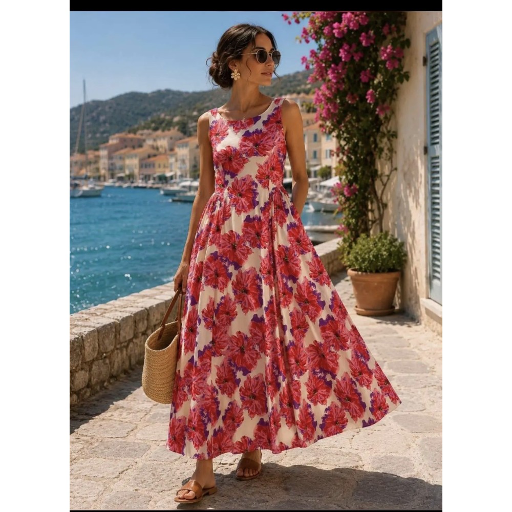 ROBE LYORA ROUGE