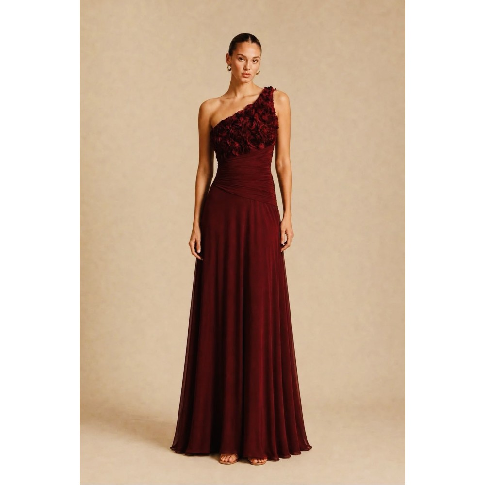 ROBE TESSA BORDEAUX