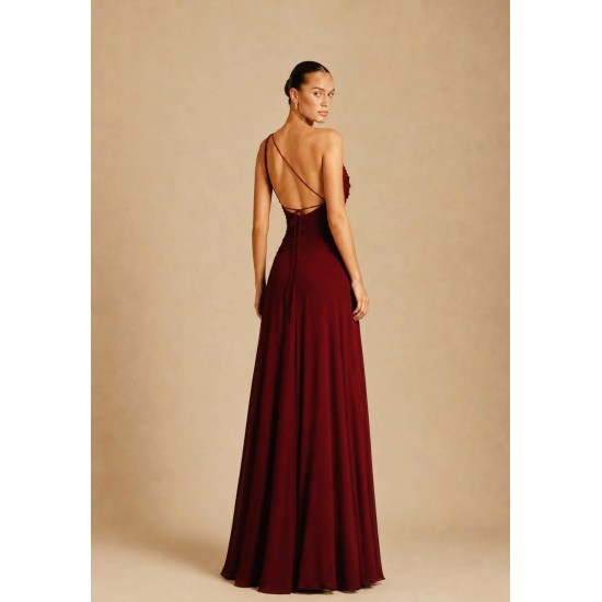ROBE TESSA BORDEAUX