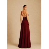 ROBE TESSA BORDEAUX