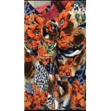 ROBE TROPICALE ORANGE