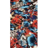 ROBE TROPICALE ROUGE