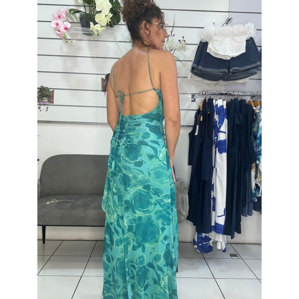 Robe longue avc son dos nu – Robes femme à La Réunion | K’Priss D’amanda