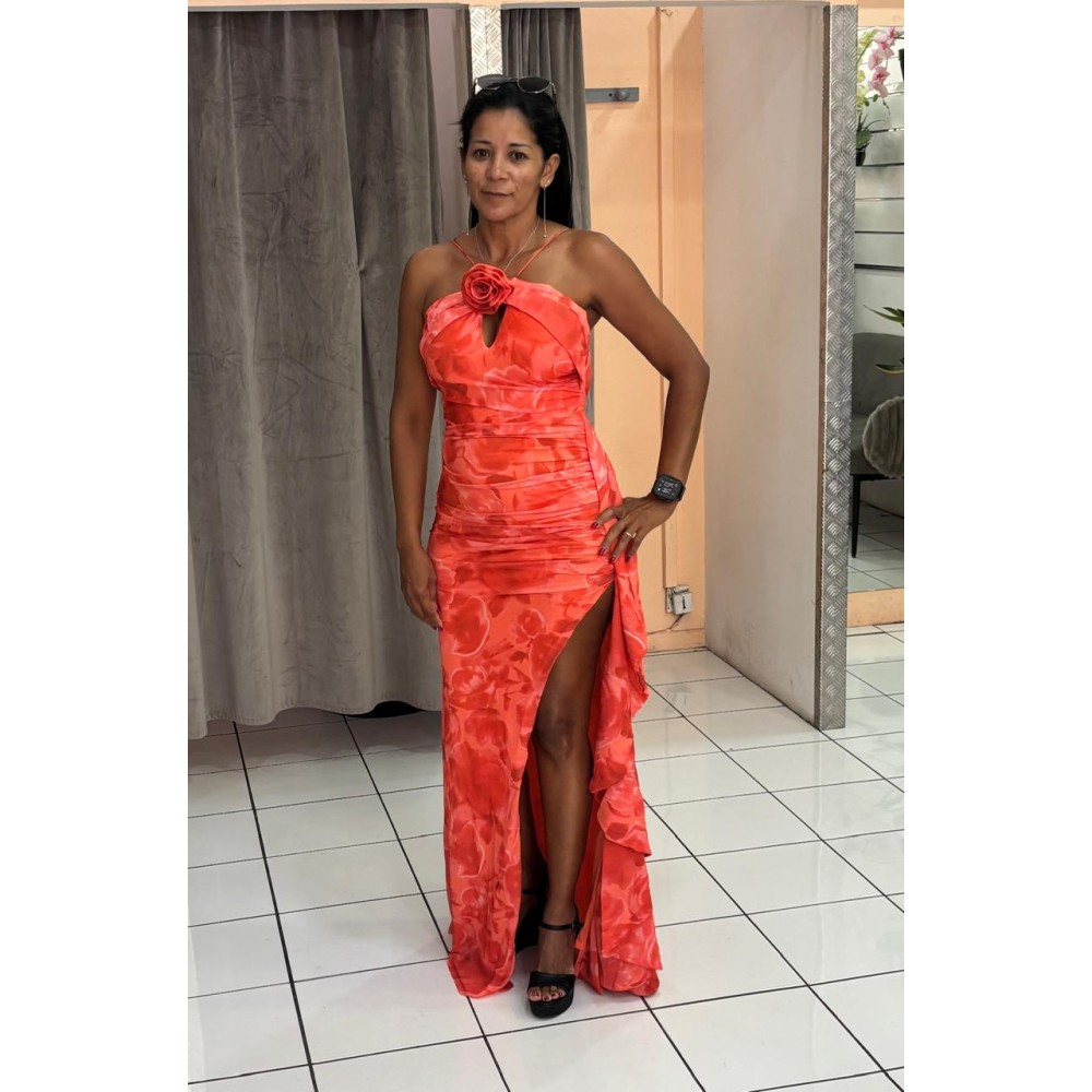 Robe longue avc son dos nu – Robes femme à La Réunion | K’Priss D’amanda