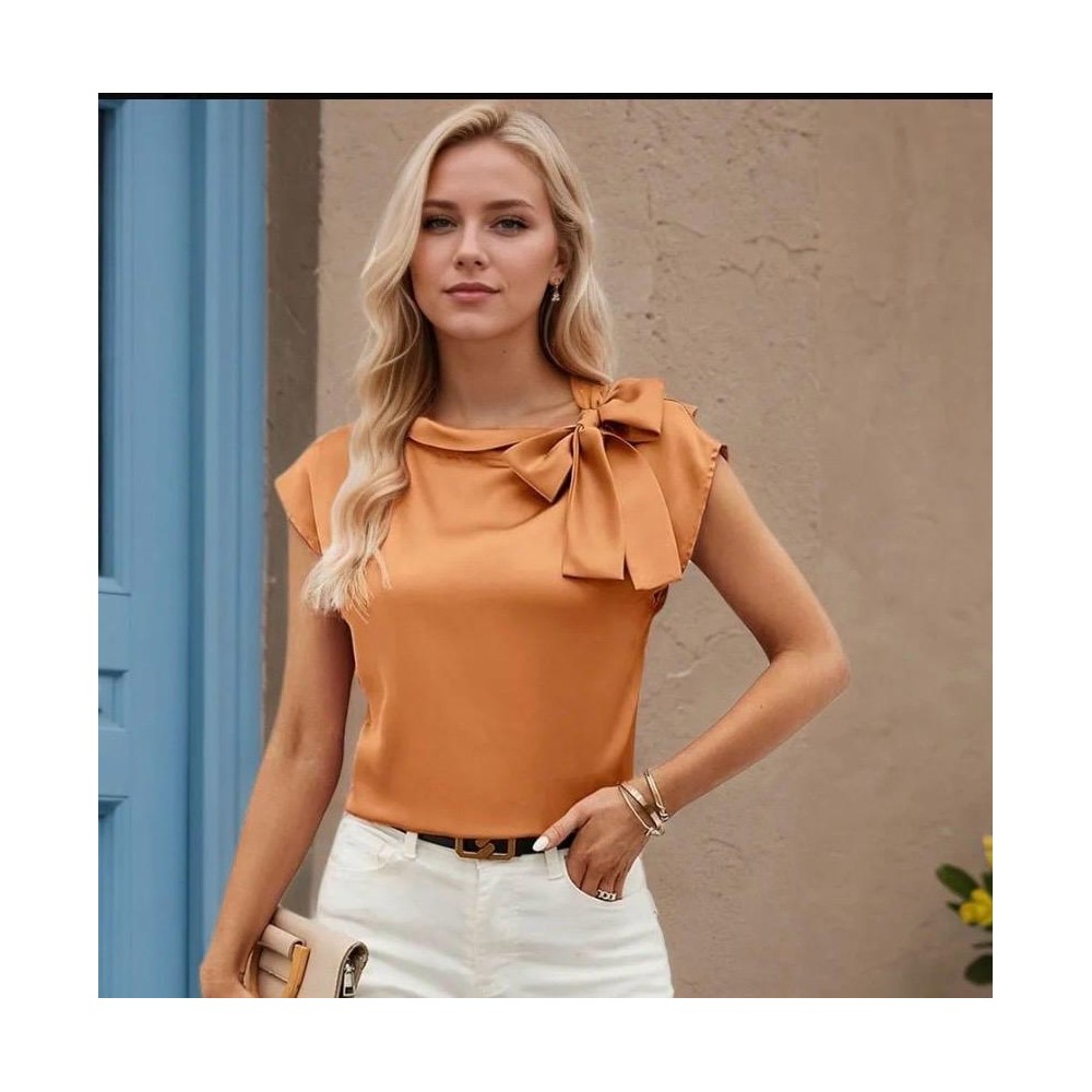 Haut satiné fluide – Hauts femme à La Réunion | K’Priss D’amanda