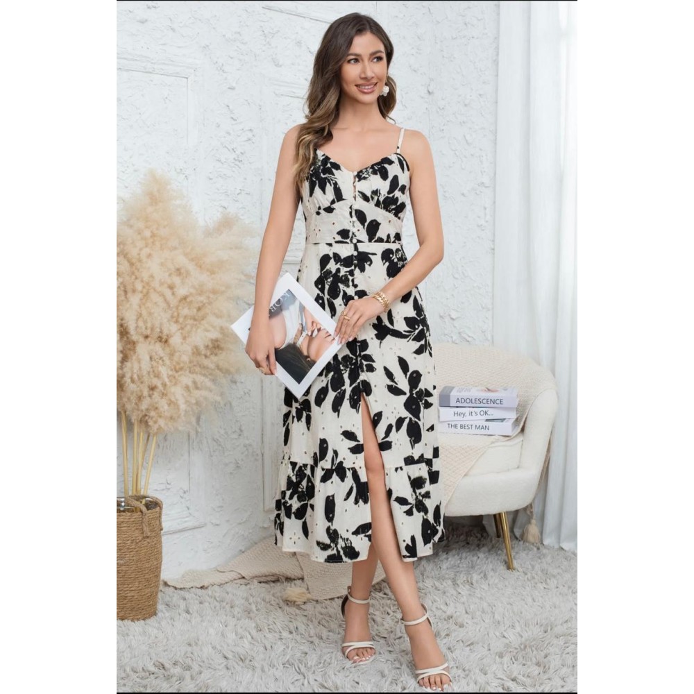 Robe mi long imprimer – Robes femme à La Réunion | K’Priss D’amanda