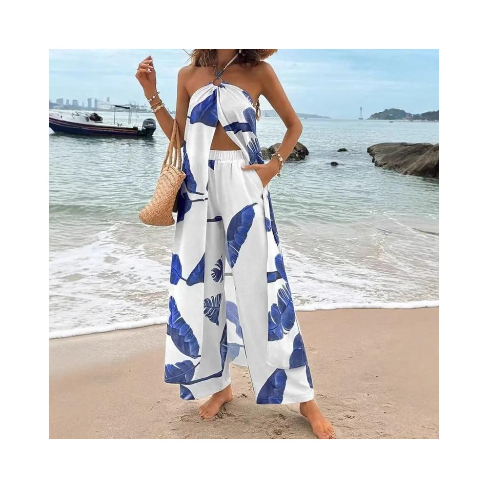 Ensemble pantalon fluide dos nu – Ensembles femme à La Réunion | K’Priss D’amanda