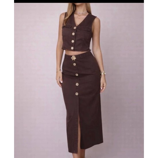 Ensemble jupe en coton – Ensembles femme à La Réunion | K’Priss D’amanda