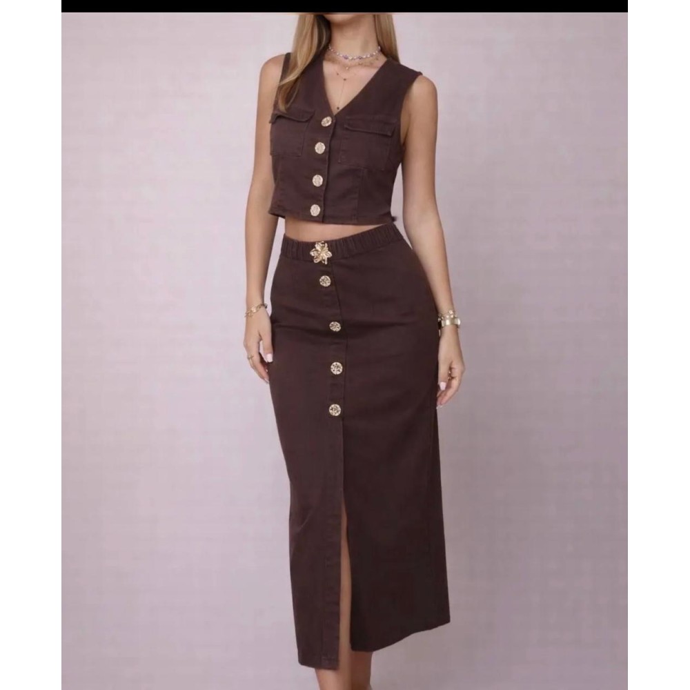 Ensemble jupe en coton – Ensembles femme à La Réunion | K’Priss D’amanda