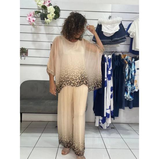 Ensemble pantalon soie et viscose – Ensembles femme à La Réunion | K’Priss D’amanda