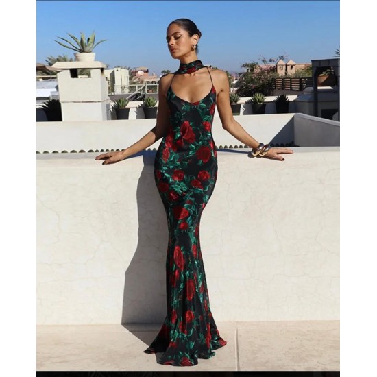 Robe élégante dos nu croisé – Robes femme à La Réunion | K’Priss D’amanda