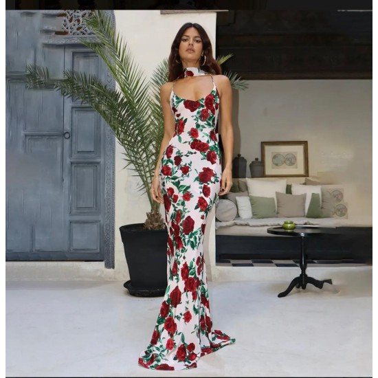 Robe élégante dos nu croisé – Robes femme à La Réunion | K’Priss D’amanda