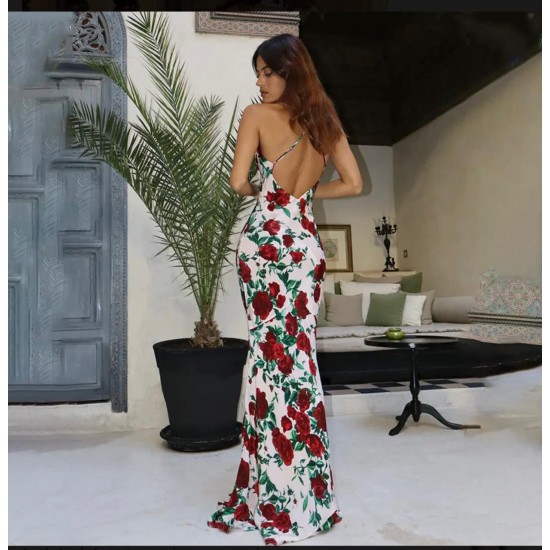 Robe élégante dos nu croisé – Robes femme à La Réunion | K’Priss D’amanda