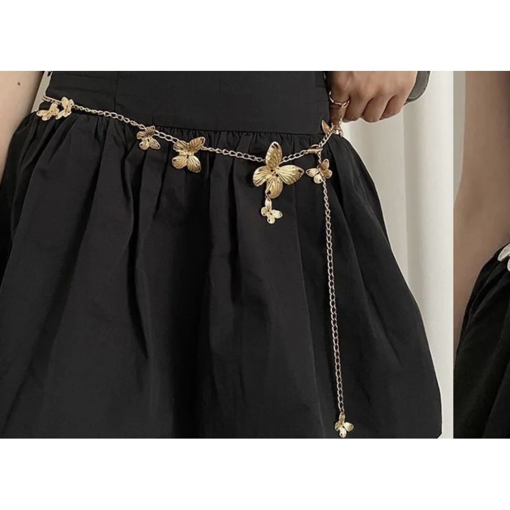 Ceinture chaine papillon
