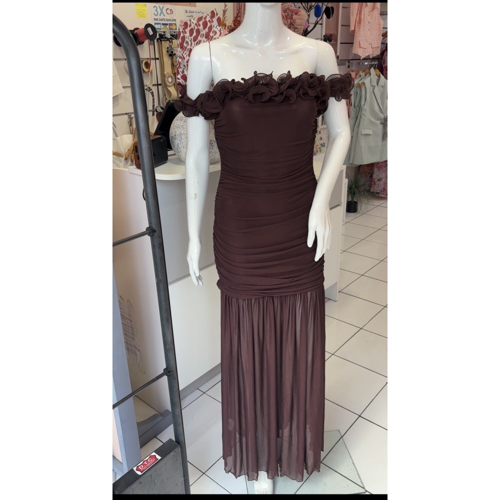 ROBE CARLA (MARRON)