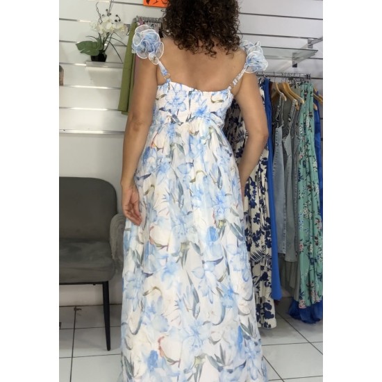 ROBE ROSALIA BLEU