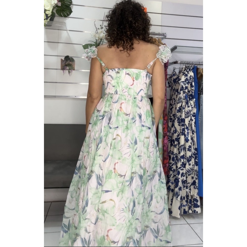 ROBE ROSALIA VERT