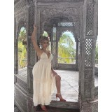 ROBE CLAIRE COULEUR IVOIRE (COTON)